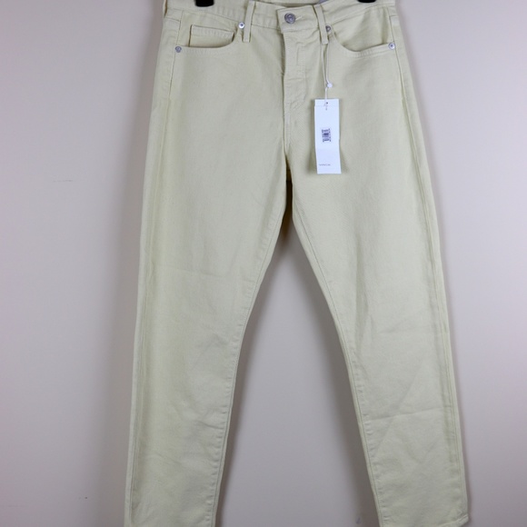Vince Skinny Crop Buttercream Jeans Size 28 NWT